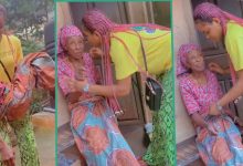 "She is so pretty": Lady carries her aged great grandmother like baby, pampers h...