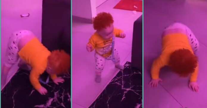 "He's so determined": Mum shares video of 10-month-old baby trying to walk