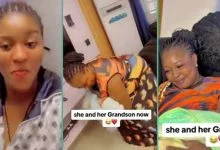 Lady Stunned as Mum Who Scolded Her for Getting Pregnant Gets Obsessed With Her Newborn Baby