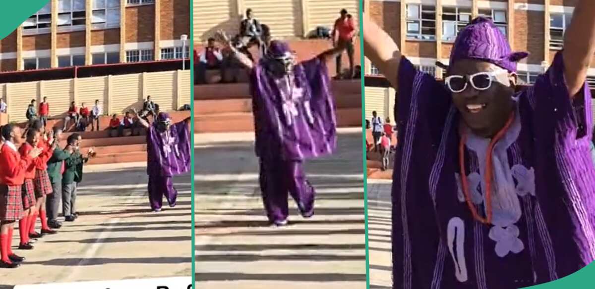 Nigerian teacher in South Africa dances in front of students after AFCON victory