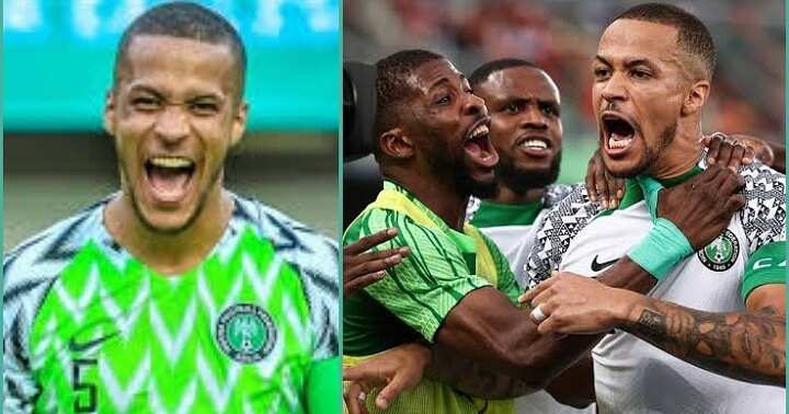 Troost Ekong scored the first goal against South Africa
