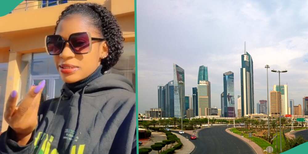Nigerian lady living in Kuwait brags about their currency its currency's strength