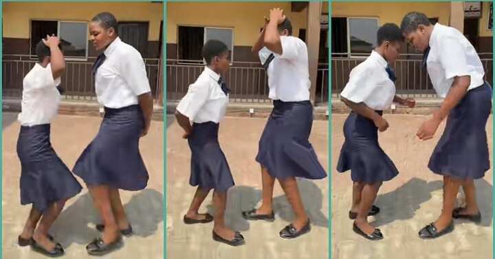 "How did they know the steps?" 2 blind girls perform Shalipopi's Pluto dance