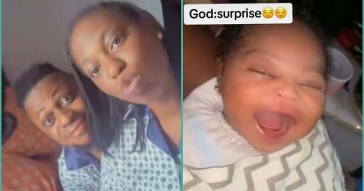 "My baby came as a surprise": Lady who thought her man won't get her pregnant
