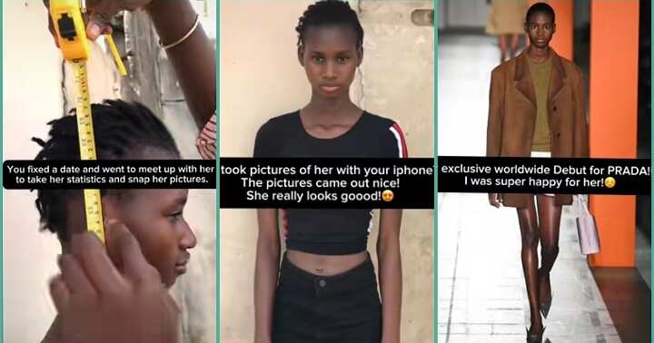 "She Was Born for This": Lady Picked from the Streets Becomes International Model, Catwalks in Video
