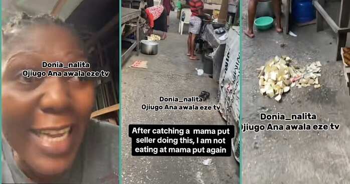 "Please I won't do it again": Yam seller begs as woman confronts her at market