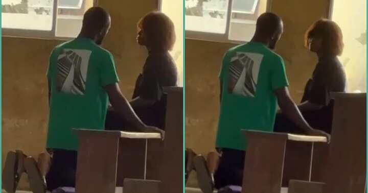 "This Can Never Be Me": Reactions as Man Kneels in Public Class to Beg Girlfriend for Forgiveness
