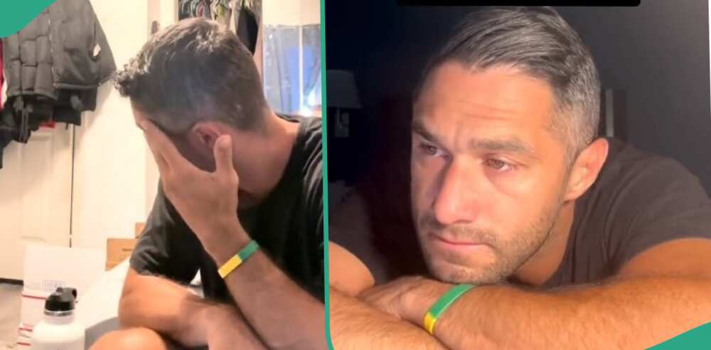 Single white man cries out in video over being rejected due to his age