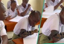 VIDEO: Reactions as young girl with prosthetic hand writes with it, draws attention