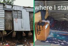 See how an innovative man transforms a local shack into a beautiful home (VIDEO)