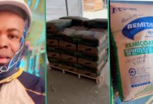 Video: This man carries bags of cement abroad, his salary will shock you