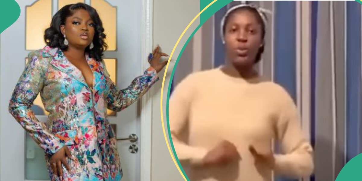 See how Funke Akindele copied Moses Bliss' wife's dance moves in funny video