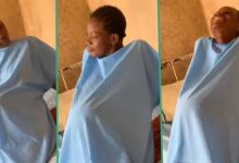 "They thought I won't make it" - Lady with small stature delivers triplets