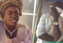 After 14 years, Nigerian couple welcomes first child, breaks down in tears