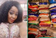 "I bought one bag for N90,000": Lady buys expensive rice, vows not to cook rice...