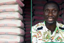 "I bought cement N13,000": Man buys building materials including tiles, zinc at...