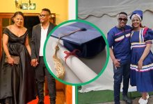 "Most beautiful thing I've seen": Lovely husband cloaks wife on graduation day