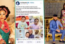 "Evidence": Lady shares Yul Edochie's old post where he called Judy his wife