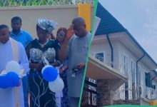 Young lady shows her father's newly built house, takes 7 months
