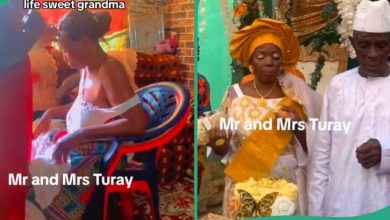 "God's time is the best": Jubilation as Nigerian grandma gets married, video fro...