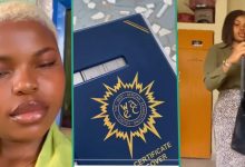 "I'm finally done with my school": Lady spends N40k to collect her original WAEC