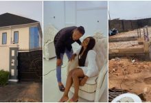 Man gives wife money to build house in Nigeria, video shows mansion she built