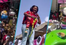 Actress Nana Ama McBrown Mobbed By Fans At A Market As She Throws Spices On Them In Video