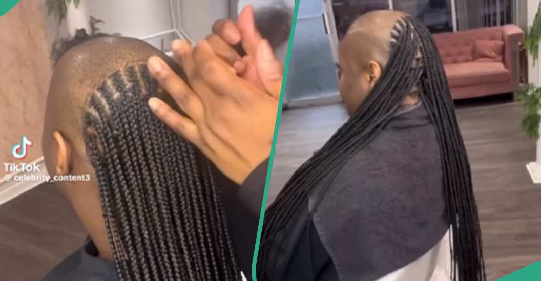 Lady Braids Her Hair Midway on Her Head, Netizens React: "It’s Giving Jet Li’s Fearless Hairstyle"