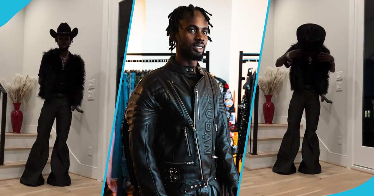 Black Sherif's All-Black Cowboy Outfit In Video Causes Huge Stir: "He Has Hips Now"