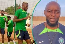 Finidi Reviews 1st Training Session With Super Eagles Before Ghana, Mali Match, Nigerians React