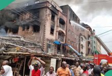 Fire Guts Idumota Market in Lagos, Destroys Goods Worth Millions