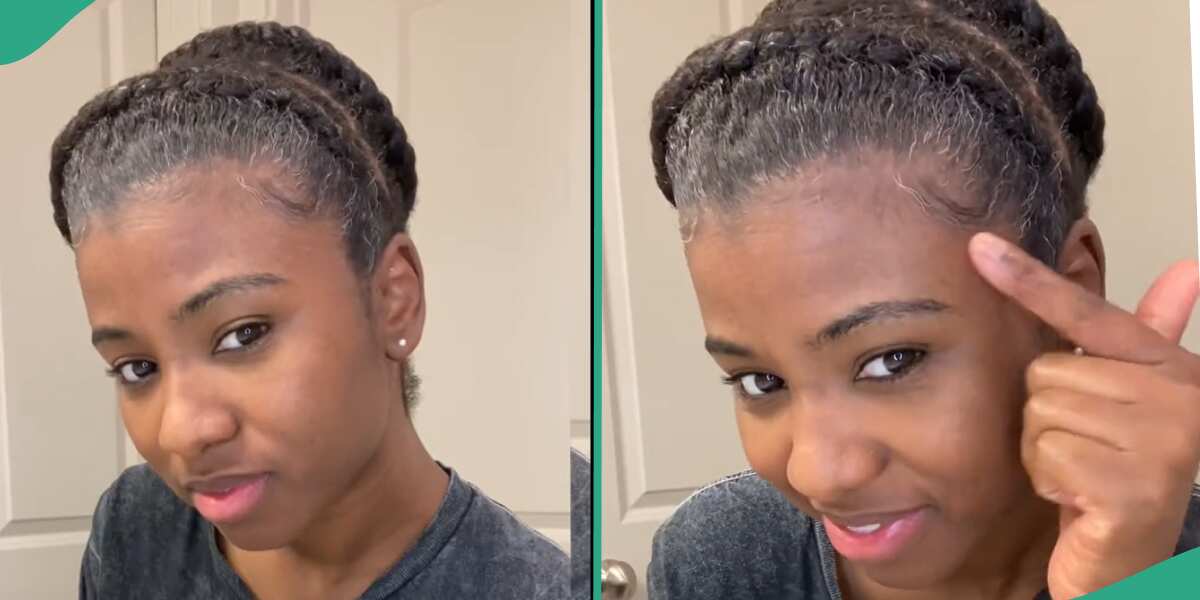 "I'm 31": Young-looking Lady Grows Grey Hair, People Mistake Her For Teenager Due to Her Beauty