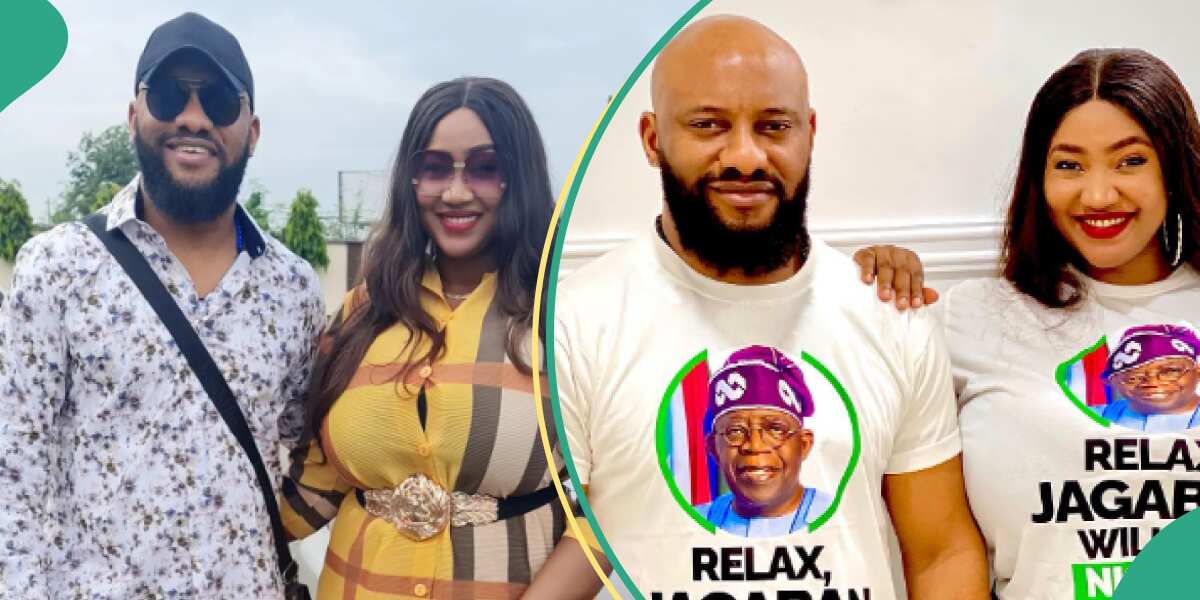 “My Soul Mate”: Yul Edochie Gushes, Tensions Haters With Loved up Video With Judy Austin
