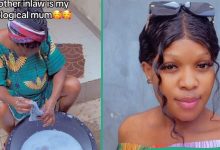 "She is Washing My Underwears": Nigerian Lady Shares Video of Her Mother-in-Law Doing Her Laundry