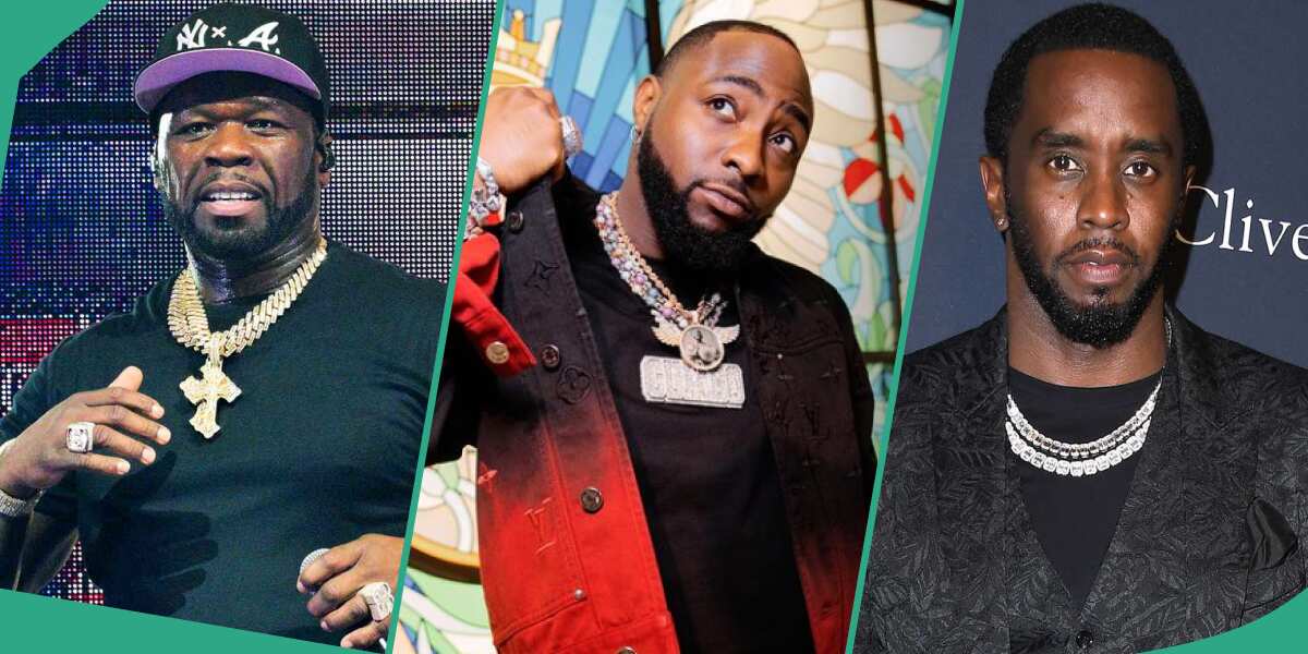 “50 Cent Is Funny”: Davido Trends Online As He Reacts to US Rapper’s Saga With Diddy