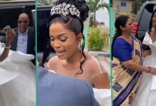 "All The Way From UK": Bride Overjoyed As Her Boss Flies to Nigeria to Attend Her Wedding Ceremony