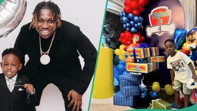 Zlatan Ibile Spoils Son Shiloh With Gifts on 4th Birthday, Fans React: “Your Papa Worked Hard for U”