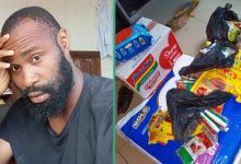 "My Salary Has Finished": Man Who Gave His Wife ATM Card Shows Things She Bought During Shopping