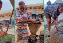 "We Work in Different Departments": Lady Shows How She and Her Siblings Help Their Mum in Her Shop