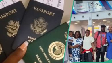 Nigerian Family of 5 Relocates to the US with Their Father Who Travels Down to Pick Them