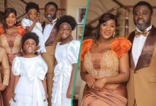 See the beautiful Esan outfits Mercy Johnson and her family wore that wowed netizens