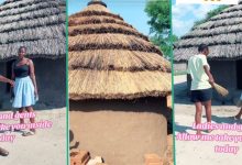 Video: This ladies live in a thatched house, the inside will surprise you