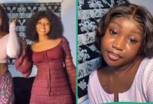 Nigerian lady shows off her fine housemaid online, confuses people