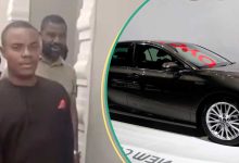 VIDEO: Touching Gesture, Nigerian Man’s Classmates Buy Him a Car, Stirring Emotions Online