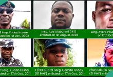 Full List: 6 police officers on peace mission killed in Delta, photo emerges