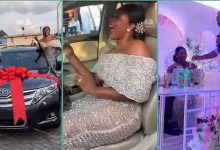 "Her husband feels attacked": Reactions as bride's family gifts her car
