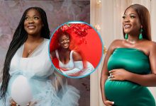 See the 5 stunning dresses TikToker Asantewaa wore her pregnancy photoshoot that wowed many