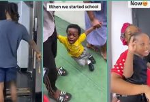 Watch video as little boy who used to cry at school stuns mum with his impressive growth