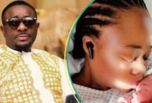See adorable video as Emeka Ike welcomes baby after losing mother