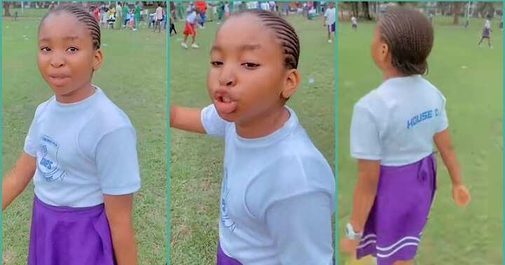 Watch video as little girl cries bitterly after her house came last at school's interhouse sports competition